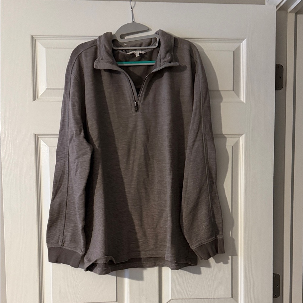 Calvin Klein Jeans Men's Gray Zip-Up Sweater